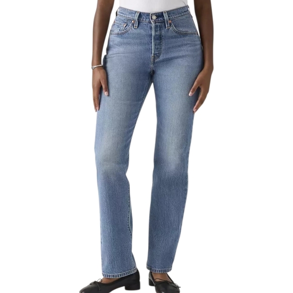 Levi's Denim - Levi’s 501 Curve Size 29 Lucid Dream Jeans High Rise Straight NWOT